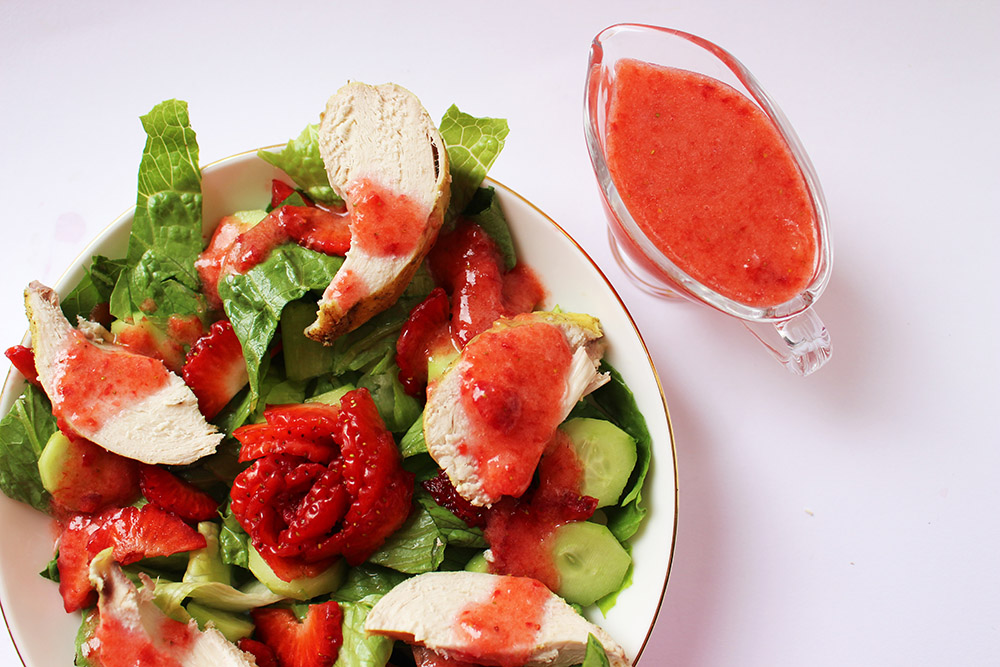 Chicken Salad With Strawberry Vinaigrette